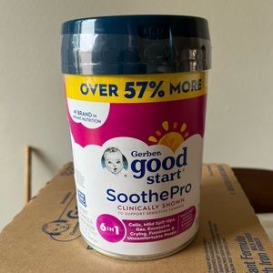 New/ sealed good start soothepro Gerber formula pack of 2